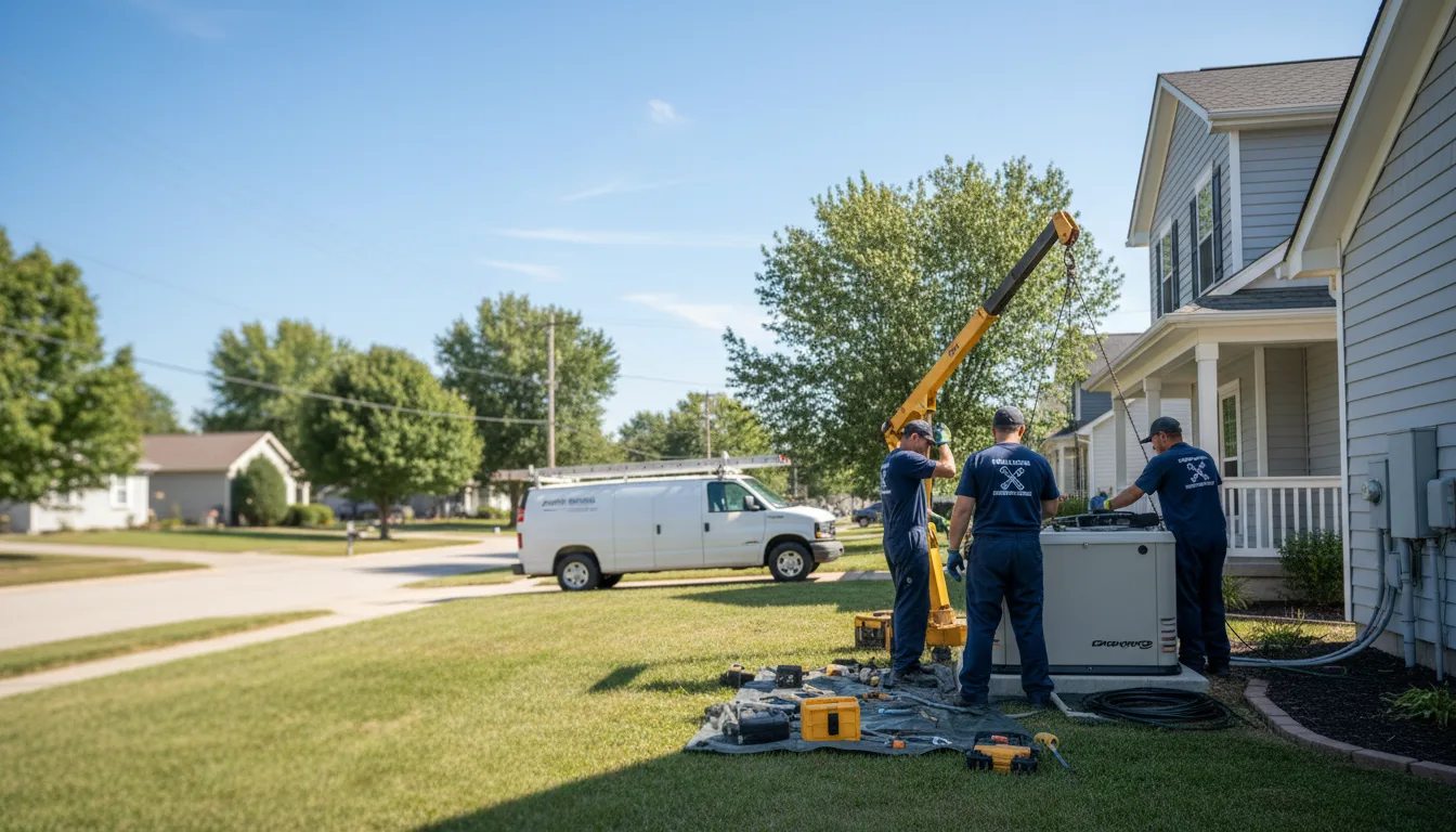 Generator Installation in Bluff Springs, IL near me